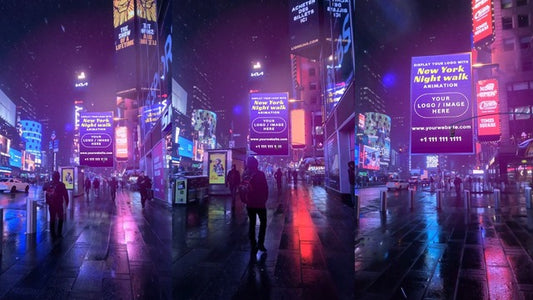 Sample 3014 - NEW YORK NIGHT WALK